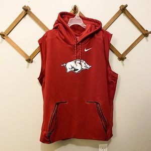 Nike Official UofA Razorback Sleeveless Hoodie 3XL